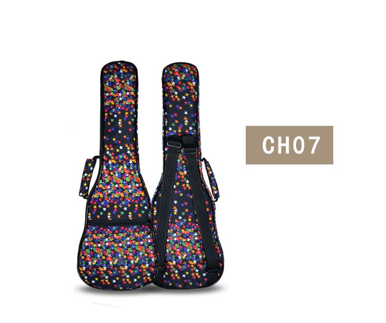 Wholesale Retail Waterproof Vintage 21 26 Concert Ukulele Bag Soprano Case Lanikai Guitar Padded Backpack Patterns Straps Pocket