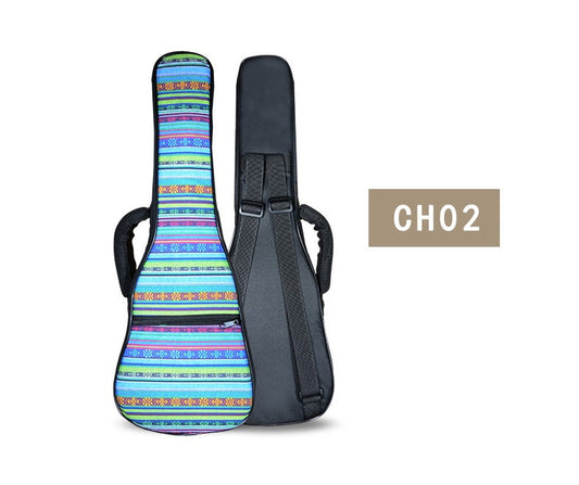 Wholesale Retail Waterproof Vintage 21 26 Concert Ukulele Bag Soprano Case Lanikai Guitar Padded Backpack Patterns Straps Pocket