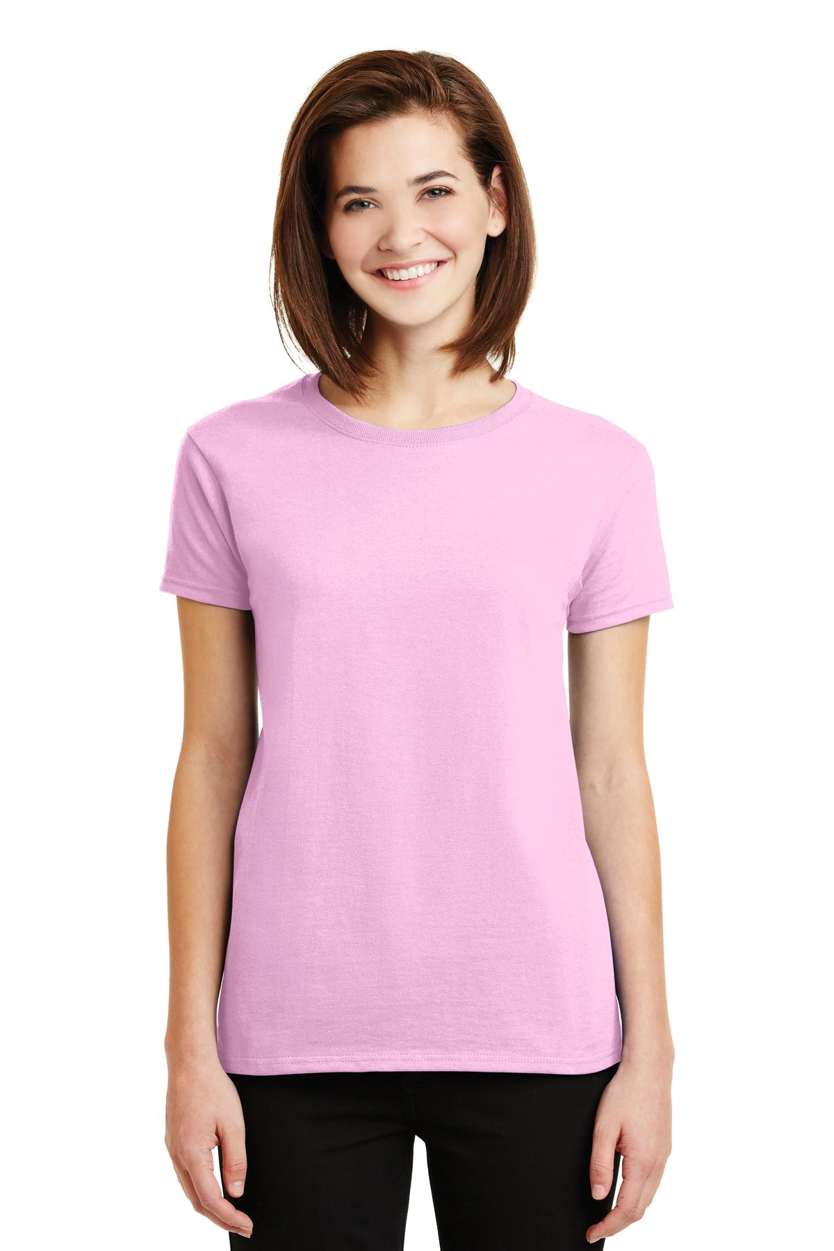 GildanÂ® Women's Ultra CottonÂ® 100% US Cotton T-Shirt. 2000L