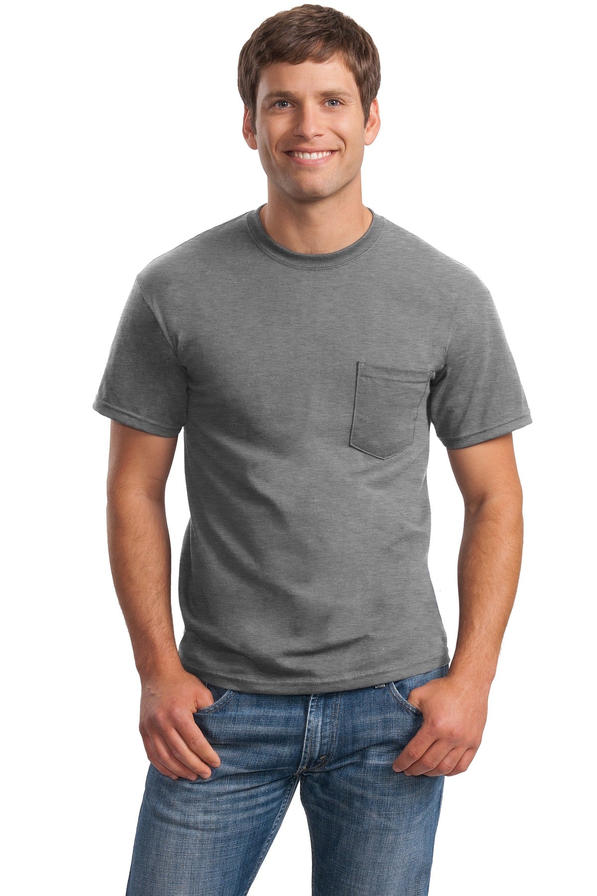 GildanÂ® - Ultra CottonÂ® 100% US Cotton T-Shirt with Pocket.  2300