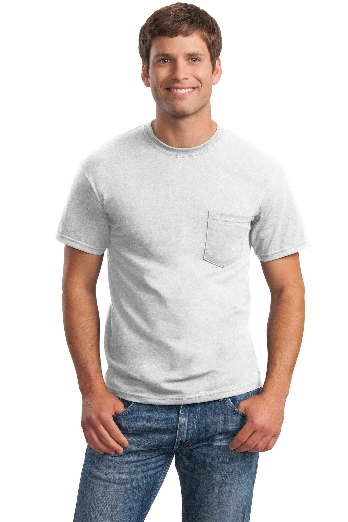 GildanÂ® - Ultra CottonÂ® 100% US Cotton T-Shirt with Pocket.  2300