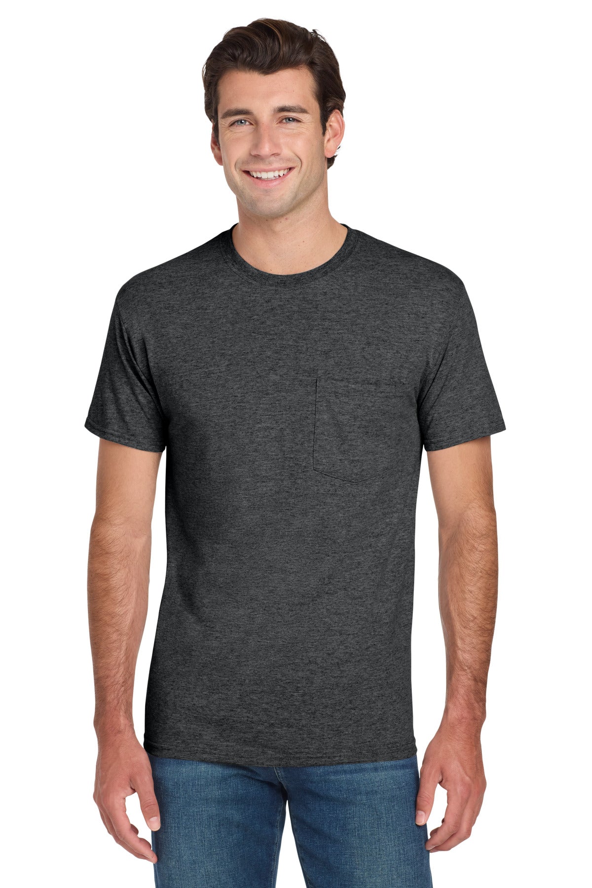 Jerzees? -  Dri-Power? 50/50 Cotton/Poly Pocket T-Shirt.  29MP