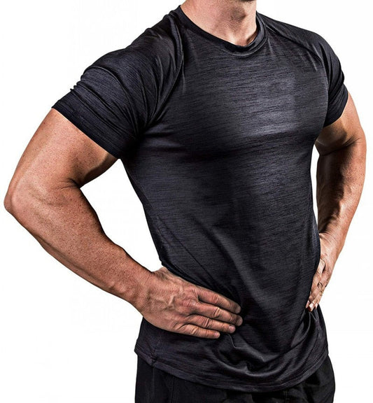 2021 Quick Dry Workout Running T-Shirts Compression Fitness Tops Breathable Gyms T-Shirts Men Clothing Jogger Male Sports Shirts