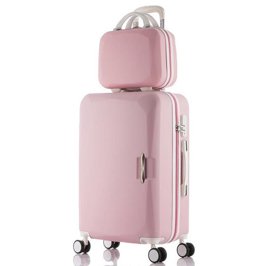 TRAVEL TALE 20" Abs Travel Suitcase Bag Spinner Hard Side Trolley Travel Luggage Set With Handbag