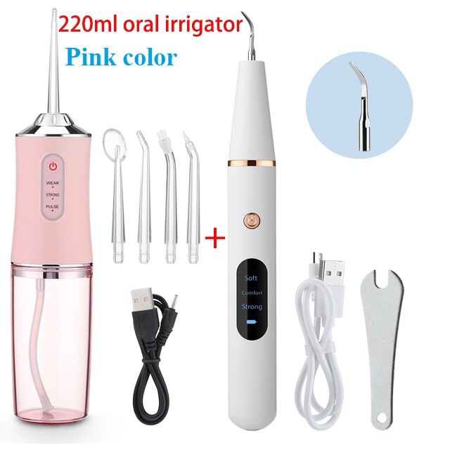 Ultrasonic Dental Scaler Electric Oral Teeth Tartar Remover Calculus Plaque