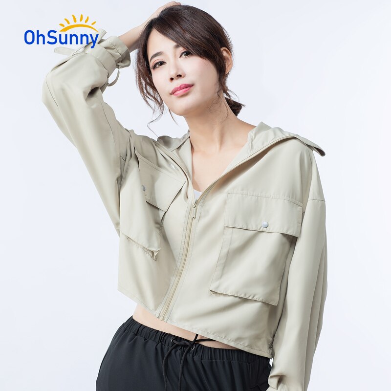 OhSunny New Summer Sunscreen Sun Protection Hooded Clothes Outdoor Sport