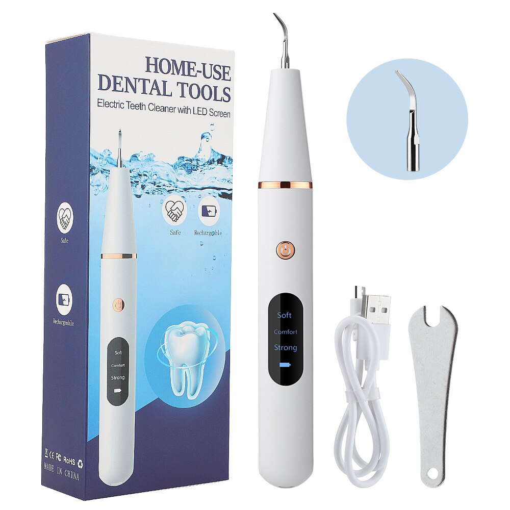 Ultrasonic Dental Scaler Electric Oral Teeth Tartar Remover Calculus Plaque