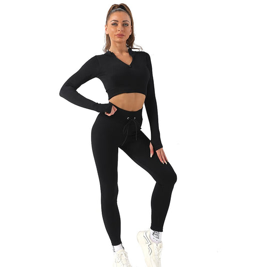 US Stock OhSunny Seamless Gym Clothing Workout Clothes for Women Tracksuit Gym