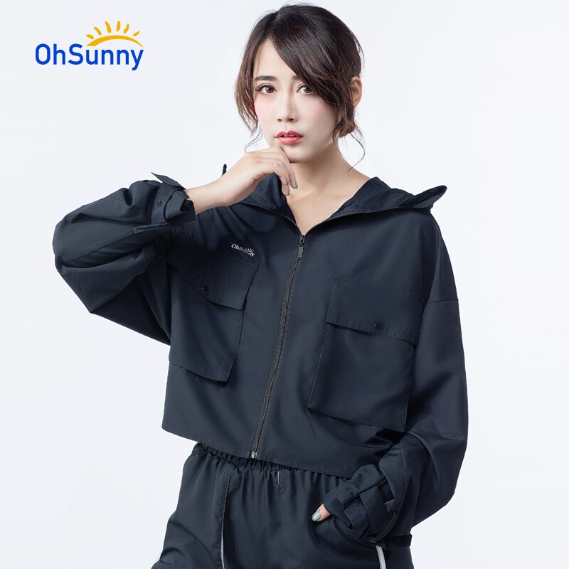 OhSunny New Summer Sunscreen Sun Protection Hooded Clothes Outdoor Sport