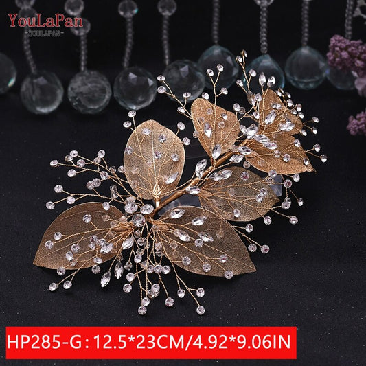 YouLaPan HP413 Crystal Bridal Tiara Crown Wedding Hair Accessories Bridal