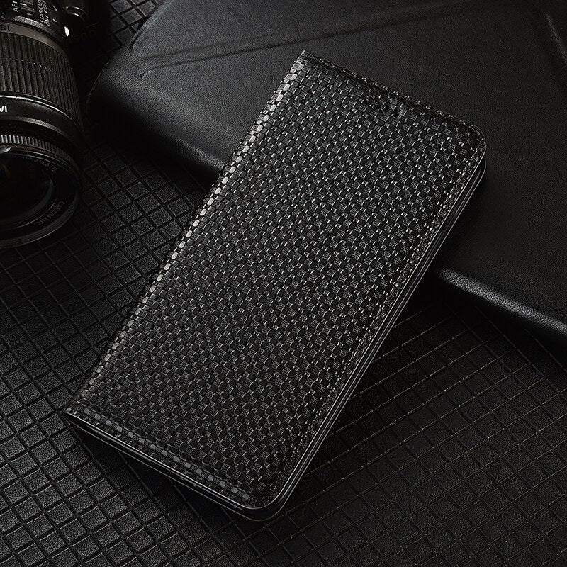 Genuine Luxury Leather Magnetic Flip Phone Case For Asus Zenfone 6 7 Pro 8