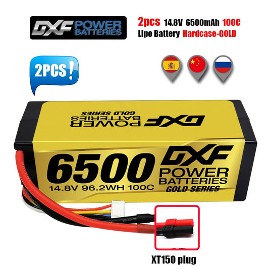 2PCS DXF Battery 2S 3S 4S Lipo 7.4V 11.1V 14.8V 8400mah 8000mah 6500mAh 7000mah