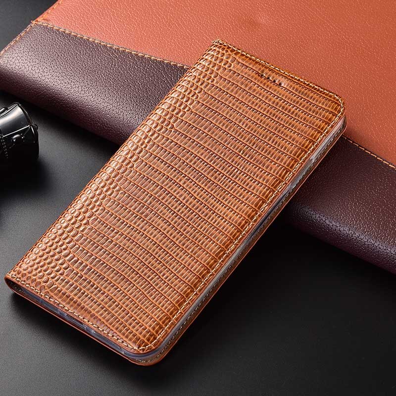 Genuine Luxury Leather Magnetic Flip Phone Case For Asus Zenfone 6 7 Pro 8