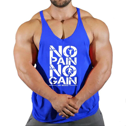 Gym Clothing Mens Bodybuilding Hooded Tank Top Cotton Sleeveless Vest Sweatshir