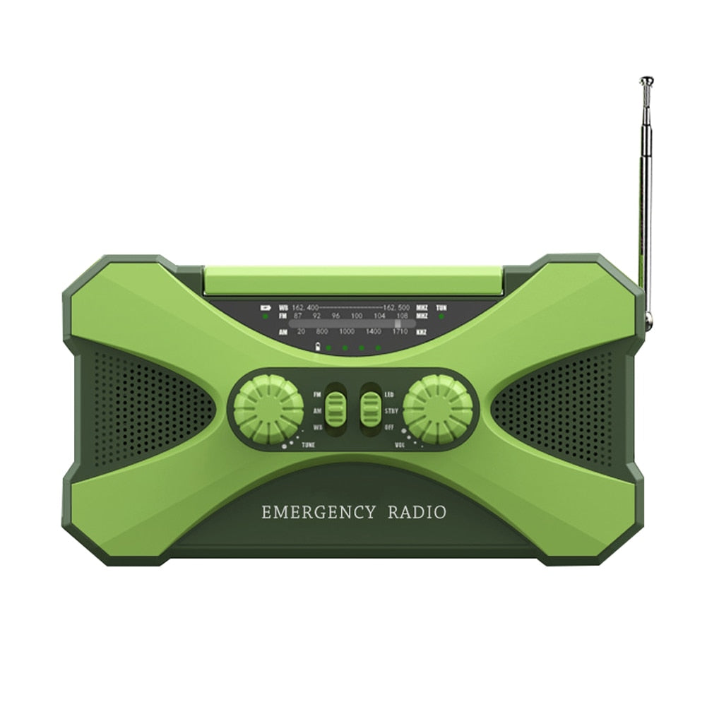 Emergency Hand Crank Electric Generator Portable AM/FM/NOAA Emergency Radio USB