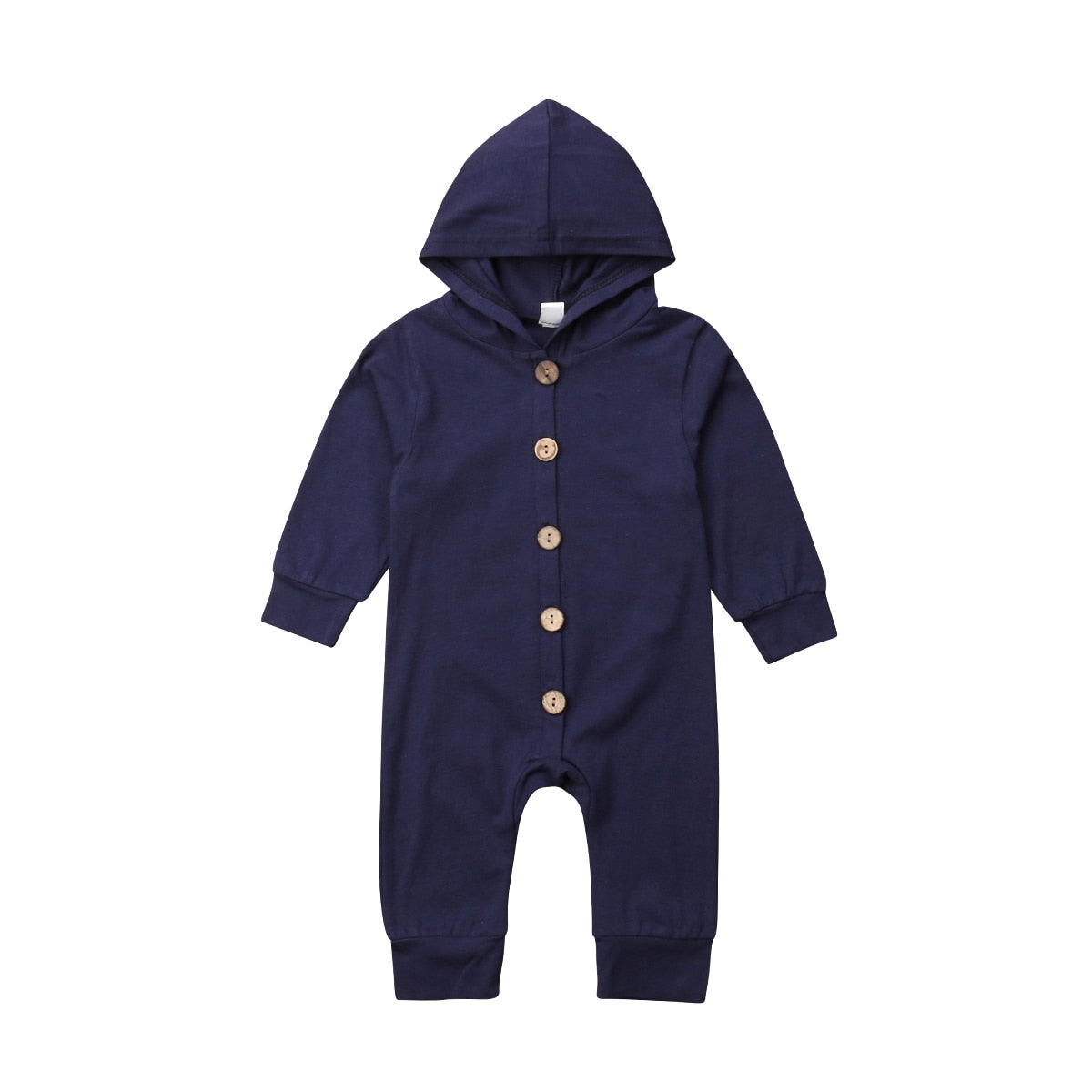 Pudcoco US Stock 0-24M Toddler Baby Kids Boys Girls Infant Hooded Romper Long Sl