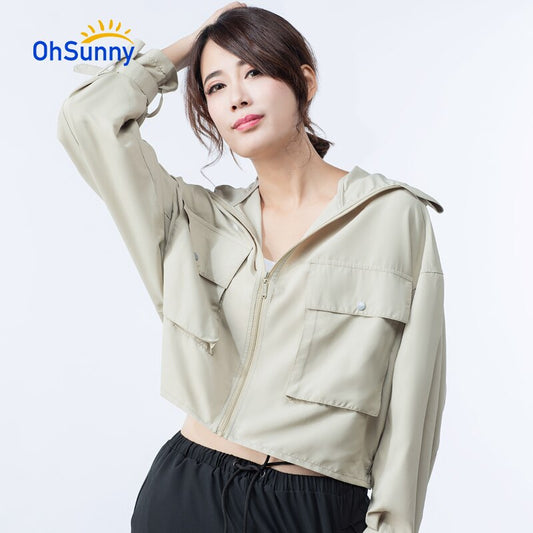 OhSunny Sunscreen Jackets Sun Protection Hooded Clothing Outdoor Sports