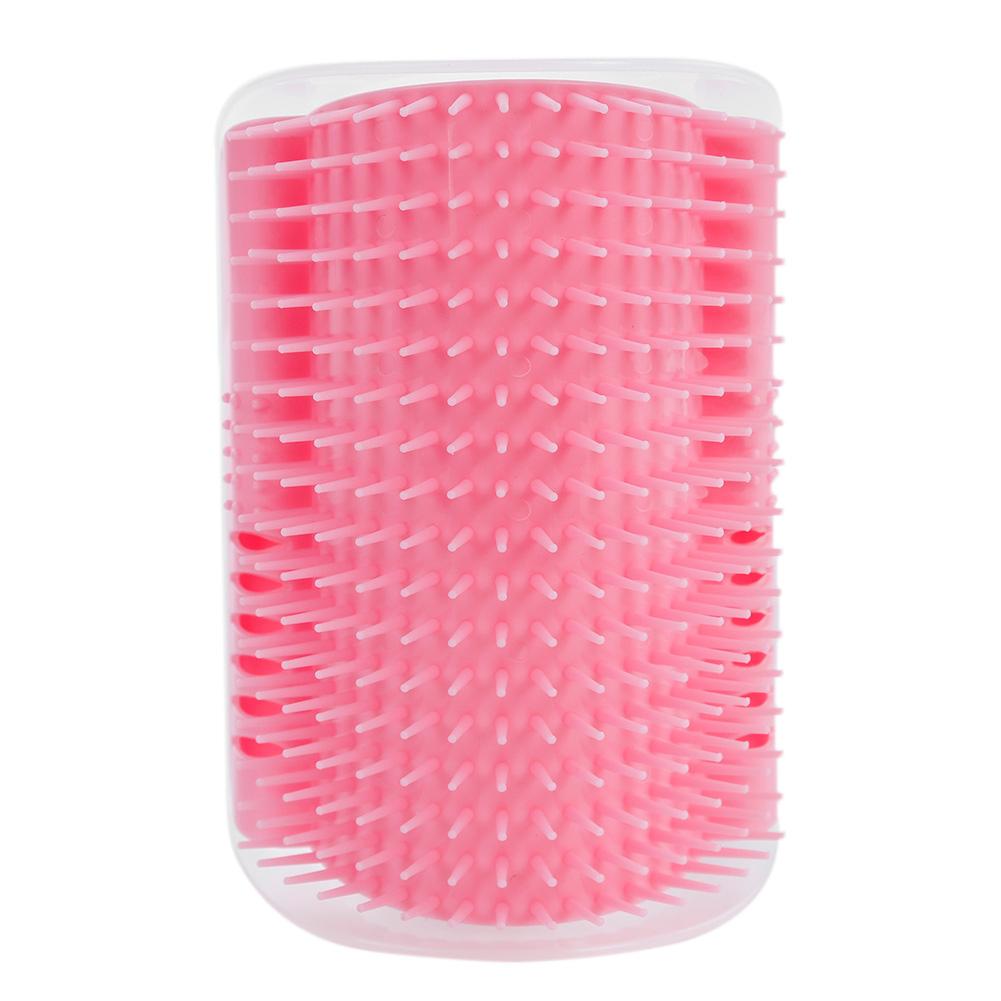 Corner Pet Brush Comb Play Cat Toy Plastic Scratch Bristles Arch Massager Self