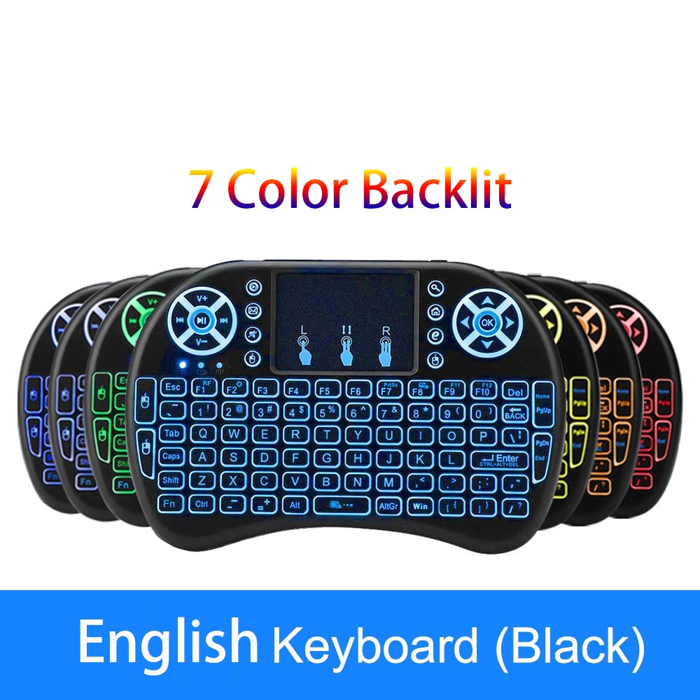 Wireless Keyboard for Hebrew Keyboard Israel Language I8 Mini 3 Color Backlit To