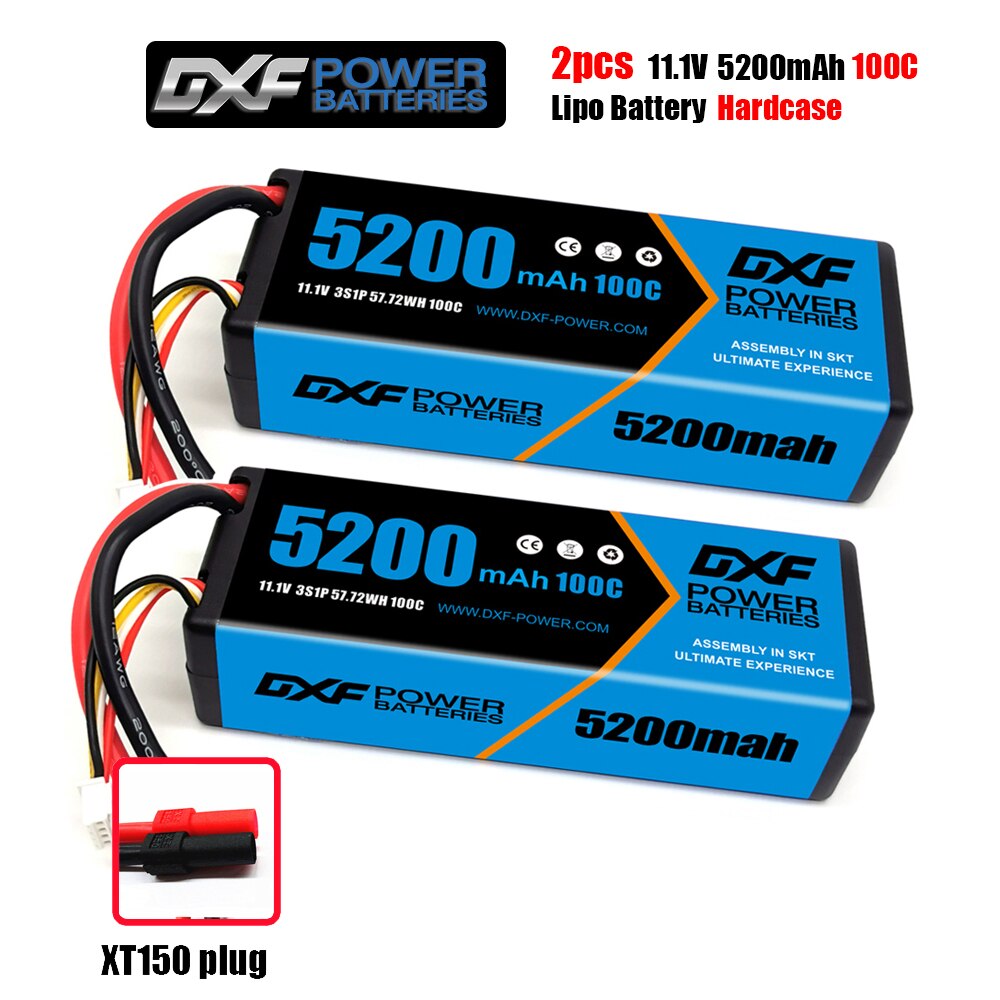 2PCS DXF Battery 2S 3S 4S Lipo 7.4V 11.1V 14.8V 8400mah 8000mah 6500mAh 7000mah