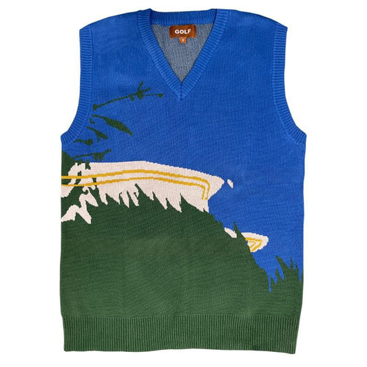 Luxury Golf Flower Le Fleur Tyler The Creator Men Sweater Vests Knit Casual Swea