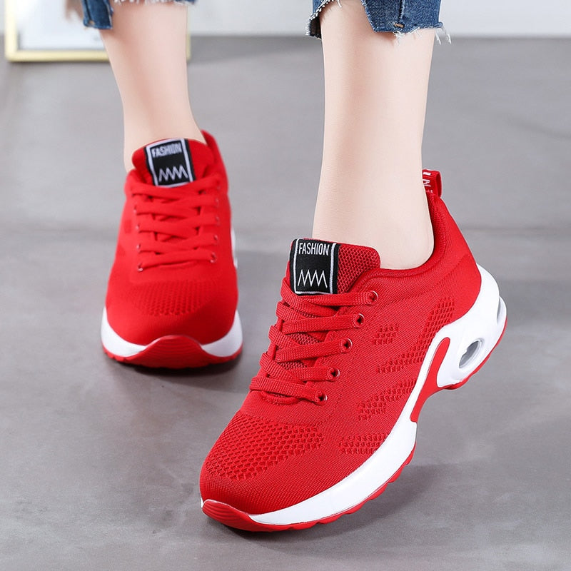 Casual Shoes Women Sneakers Womens White Trainers Ladies Platform Shoe