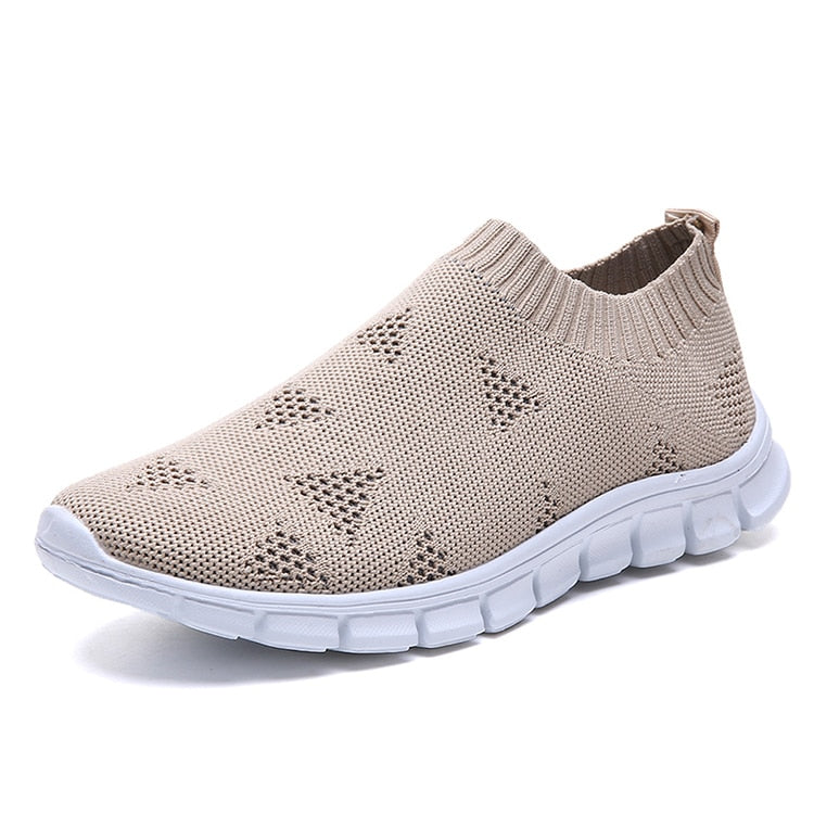 Women Shoes Plus Size Sneakers Women Breathable Mesh Sports Shoes Female Slip