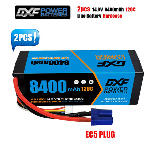 2PCS DXF Battery 2S 3S 4S Lipo 7.4V 11.1V 14.8V 8400mah 8000mah 6500mAh 7000mah