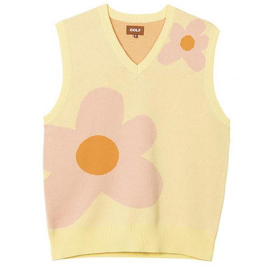 Luxury Golf Flower Le Fleur Tyler The Creator Men Sweater Vests Knit Casual Swea