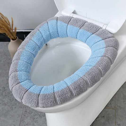 Winter Bathroom Products Toilet Seat Cover Warmer Fleece Thick Soft