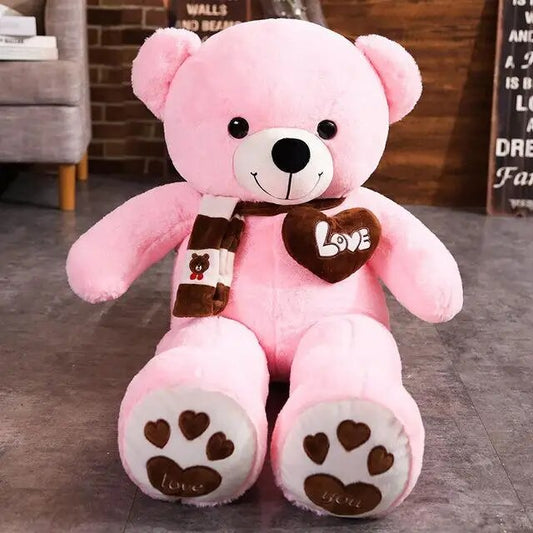 Huggable High Quality 4 Colors Teddy Bear With Scarf Stuffed Animals Bear Plush