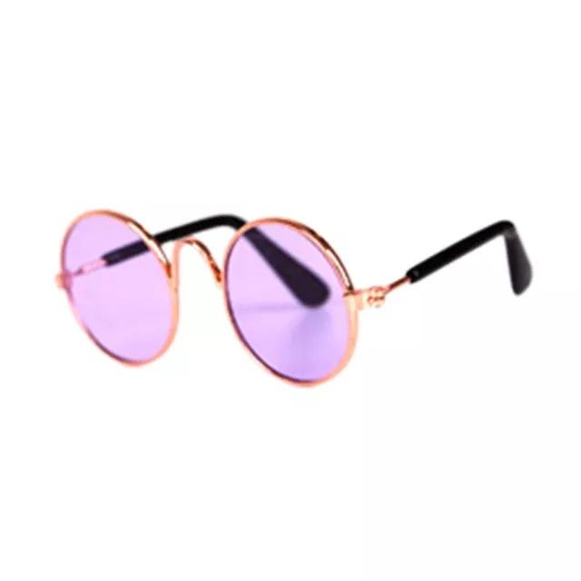 2023 NEW Cool Sunglasses Pet Dog Vintage Round Glasses Products Puppy