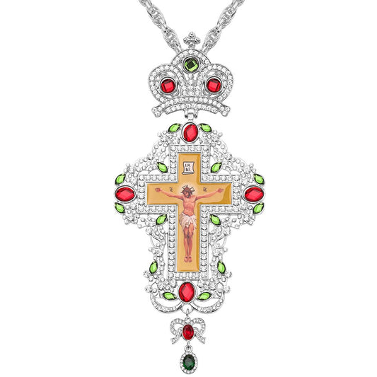 Orthodox Church High Quality Blessing Cross Necklace Crucifix Cross Christian