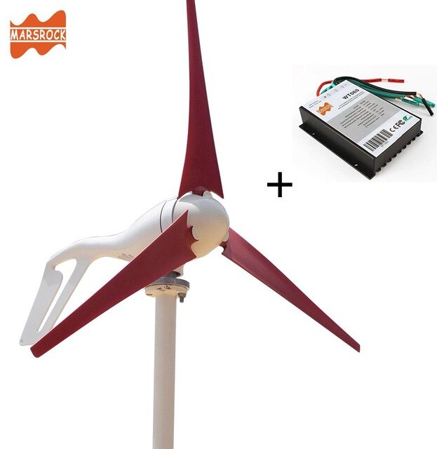 Free Shipping 400W AC12V/24V Colorful Wind Turbine Generator Small Windmill for