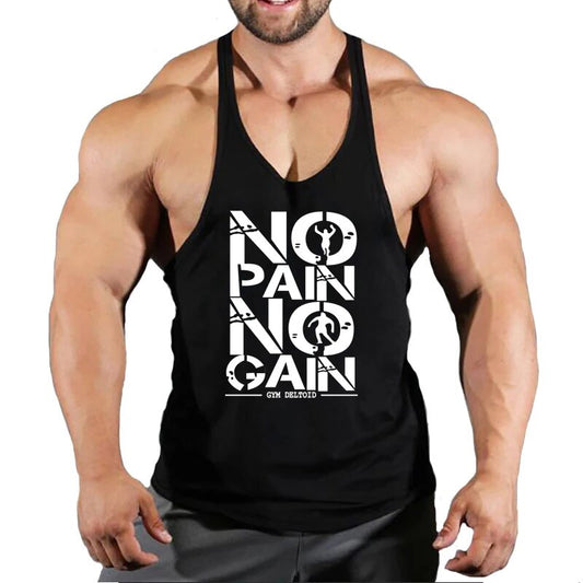 Gym Clothing Mens Bodybuilding Hooded Tank Top Cotton Sleeveless Vest Sweatshir