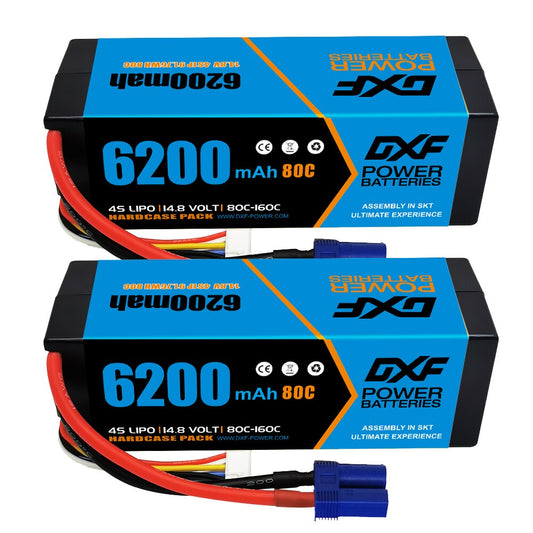 2PCS DXF Battery 2S 3S 4S Lipo 7.4V 11.1V 14.8V 8400mah 8000mah 6500mAh 7000mah