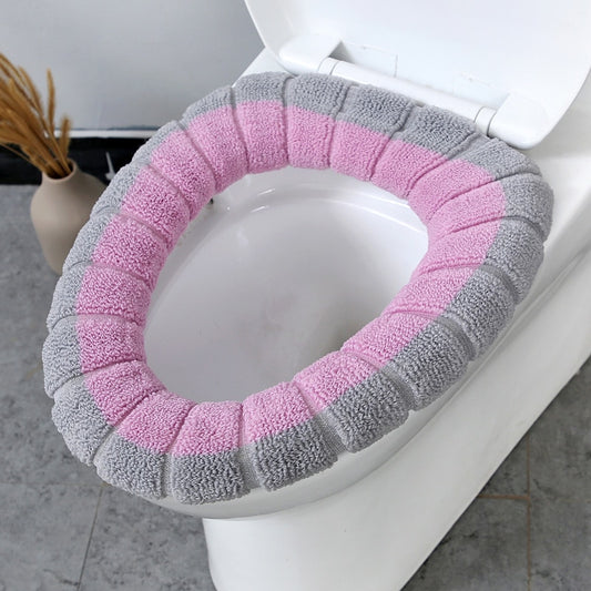 Winter Bathroom Products Toilet Seat Cover Warmer Fleece Thick Soft