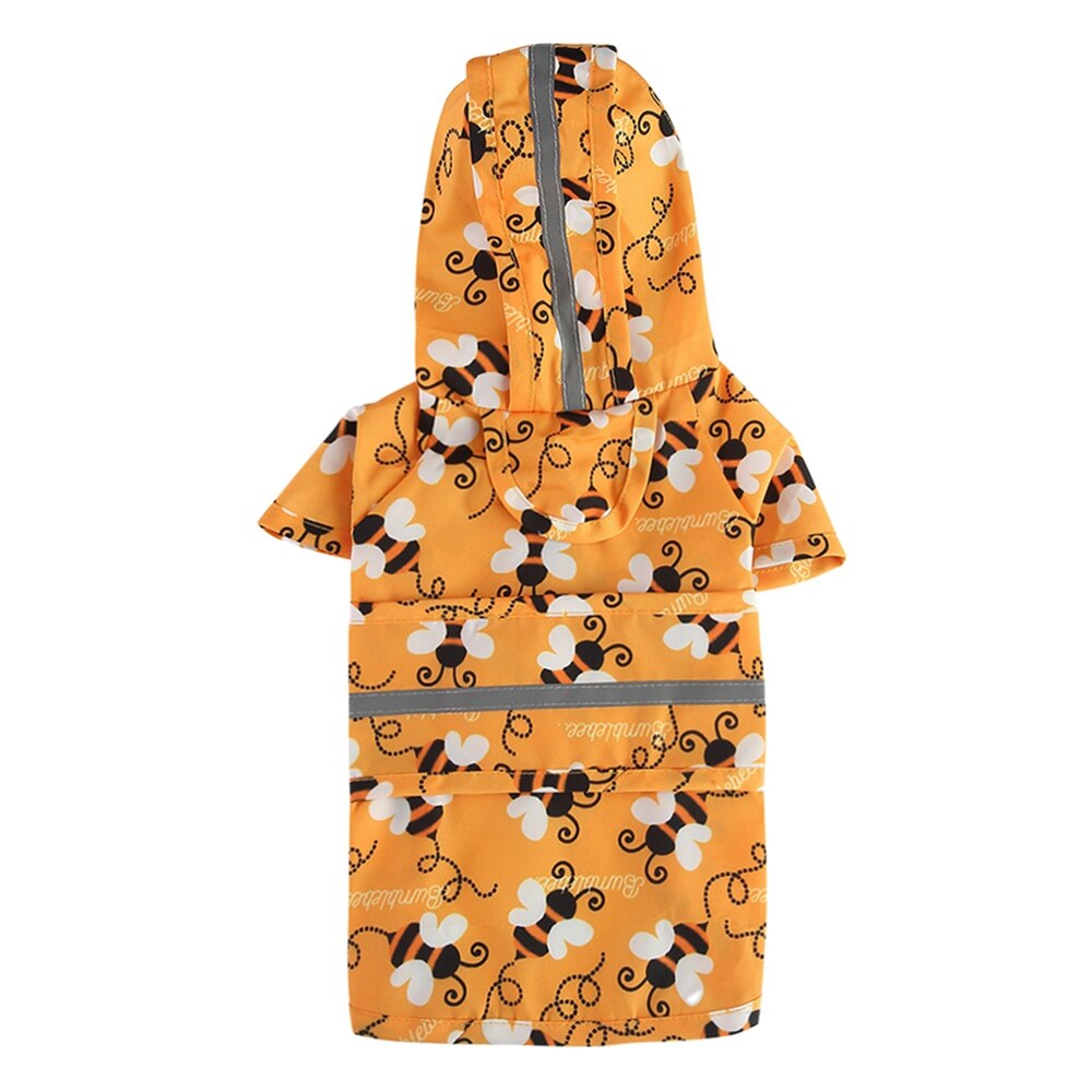 Waterproof Pet Dog Raincoat Jumpsuit Reflective Raincoat Sunscreen Dog