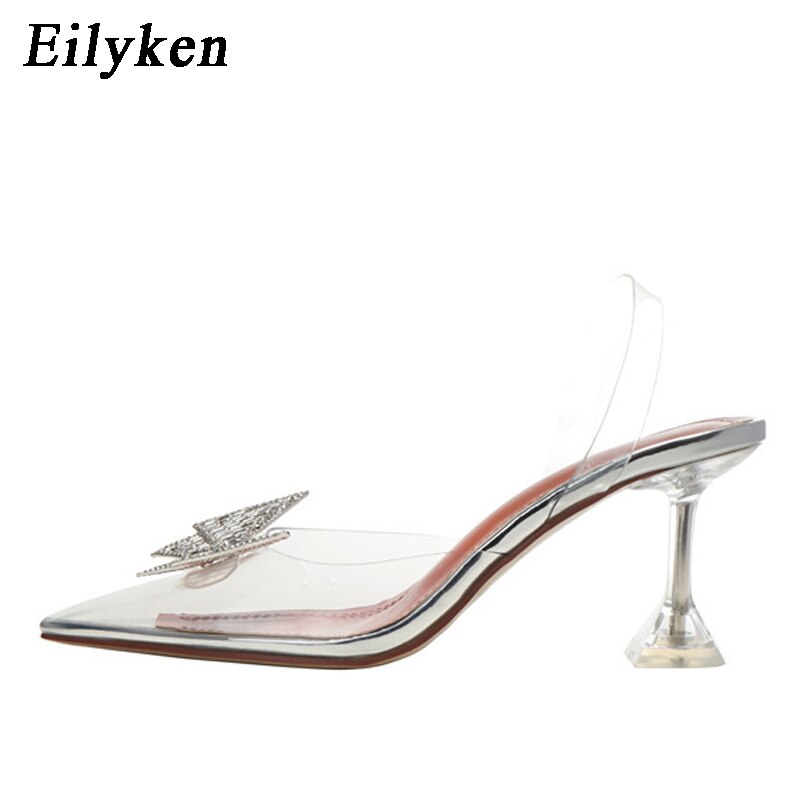 Eilyken size 34-45 Summer Butterfly-knot Women Pumps Fashion Strange Style