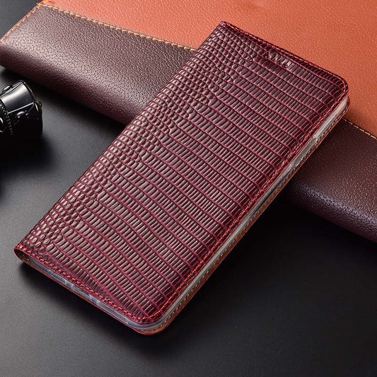 Genuine Luxury Leather Magnetic Flip Phone Case For Asus Zenfone 6 7 Pro 8