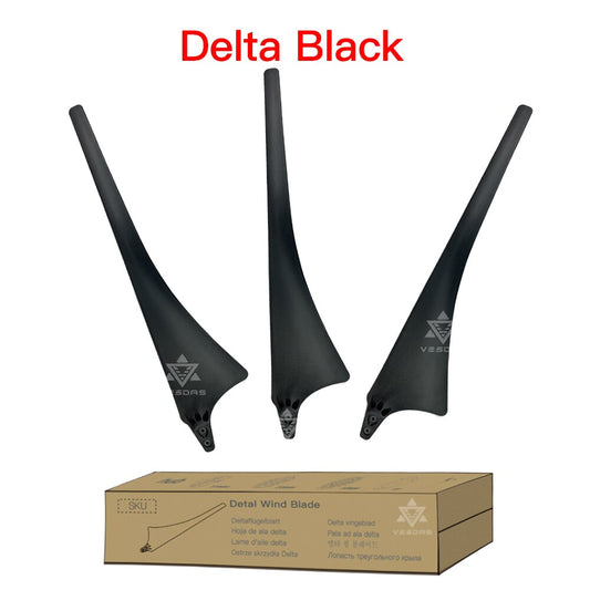 630mm Delta Wing High Carbon Fibers Blade Wind Turbine Generator Blade for Wind