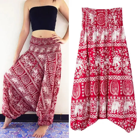 1PC Women Harem Pants Baggy Yoga Afghani Genie Indian Aladdin Trouser Plus Size