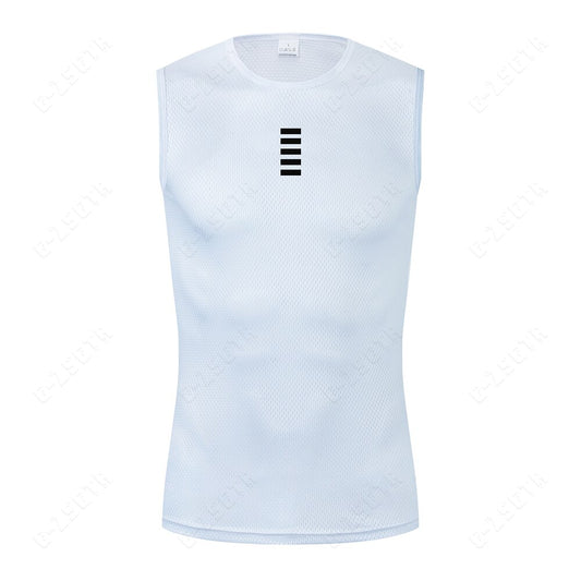 Cycling Underwear Sport Base Layer White Cycling Jersey Reflective Vest Men