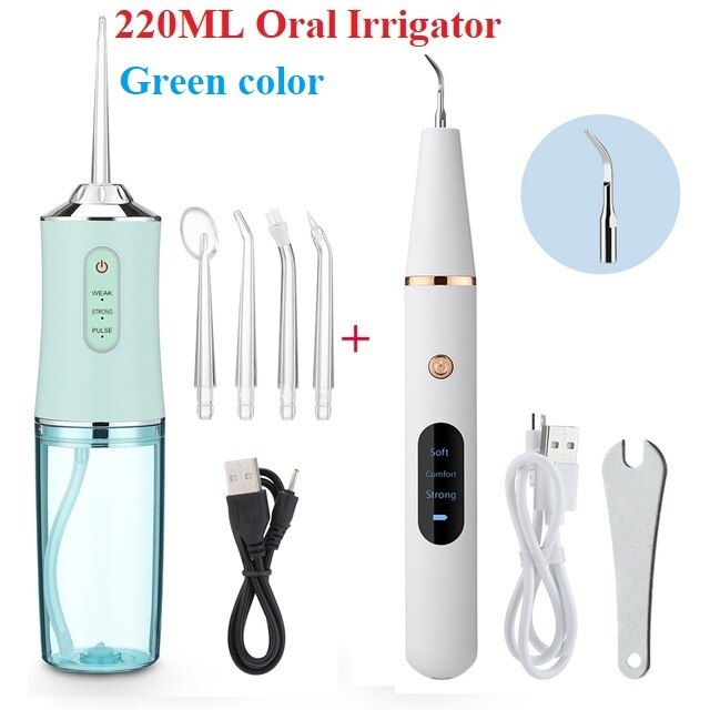 Ultrasonic Dental Scaler Electric Oral Teeth Tartar Remover Calculus Plaque