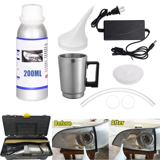 Car Headlight Repair Coating Solution Repair Kit Polishing Vapor Headlight Polis