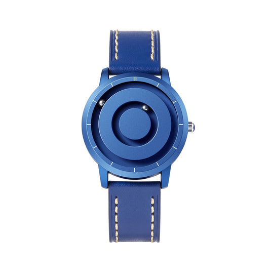 EUTOUR New Innovative Blue Gold Magnetic Metal Multifunctional Watch Men's Fashi