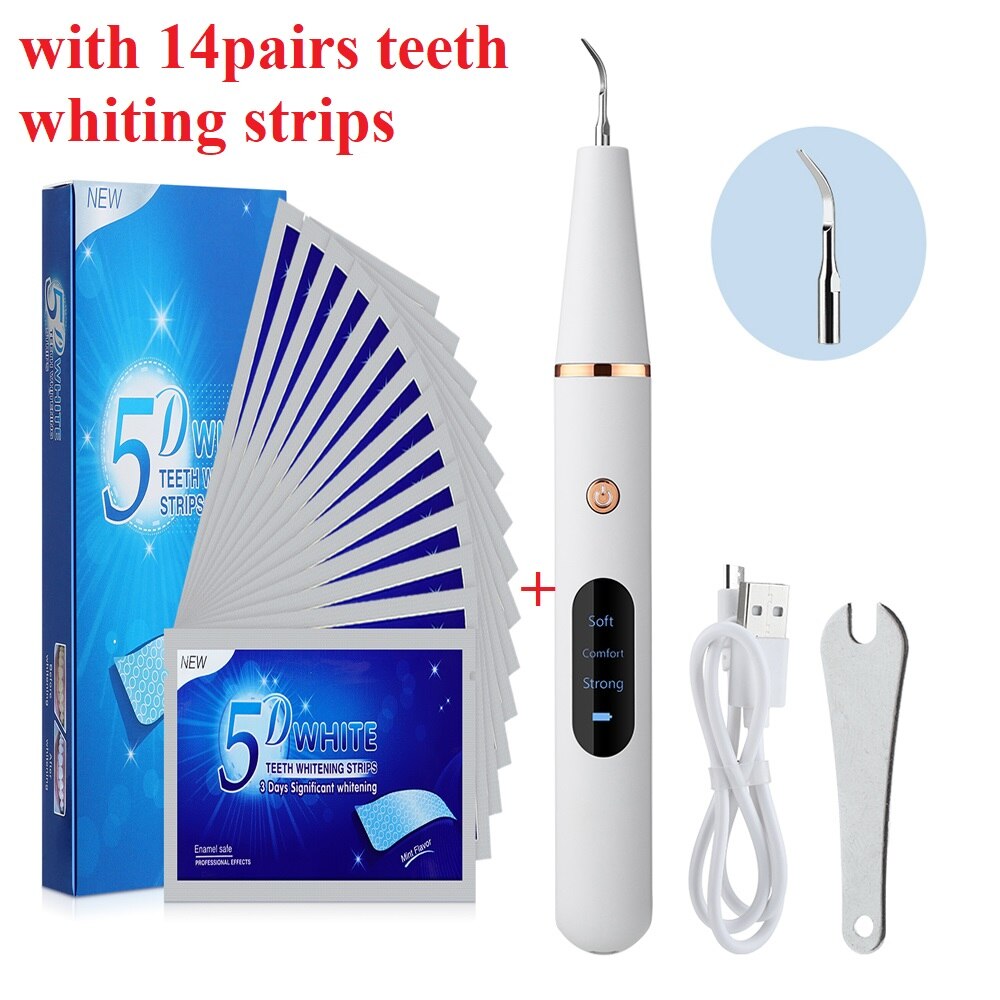 Ultrasonic Dental Scaler Electric Oral Teeth Tartar Remover Calculus Plaque