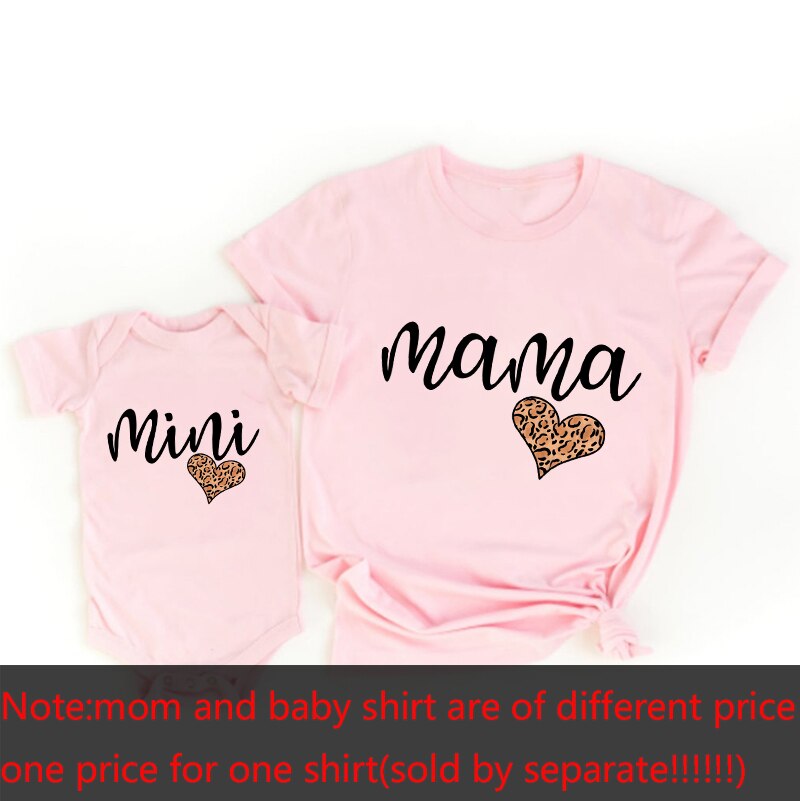 1pcs Rainbow Mommy and Me Shirt Fashion Family Matching Clothes Rainbow Mama