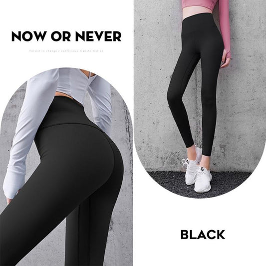 Womens Fitness Leggings High Waist Pants sweatpants elastic energy seamless