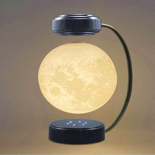 3D Magnetic Levitating Moon Lamp LED Night Light Rotating Wireless Moon Ball Flo